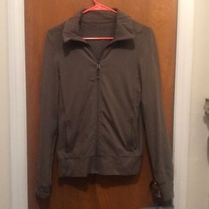 Size 4 Lululemon Zip Up Olive Green